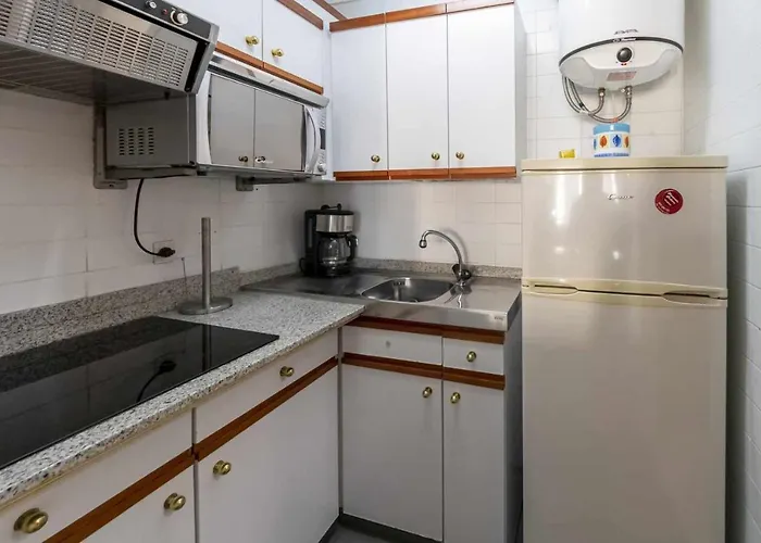 Antillas Piscina Y Terraza Playa Fenals 4pax شقة يوريت دي مار